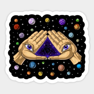 Trippy Sacred Geometry Sticker